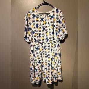 Eloquii Relaxed Maxi Dress white Size 16